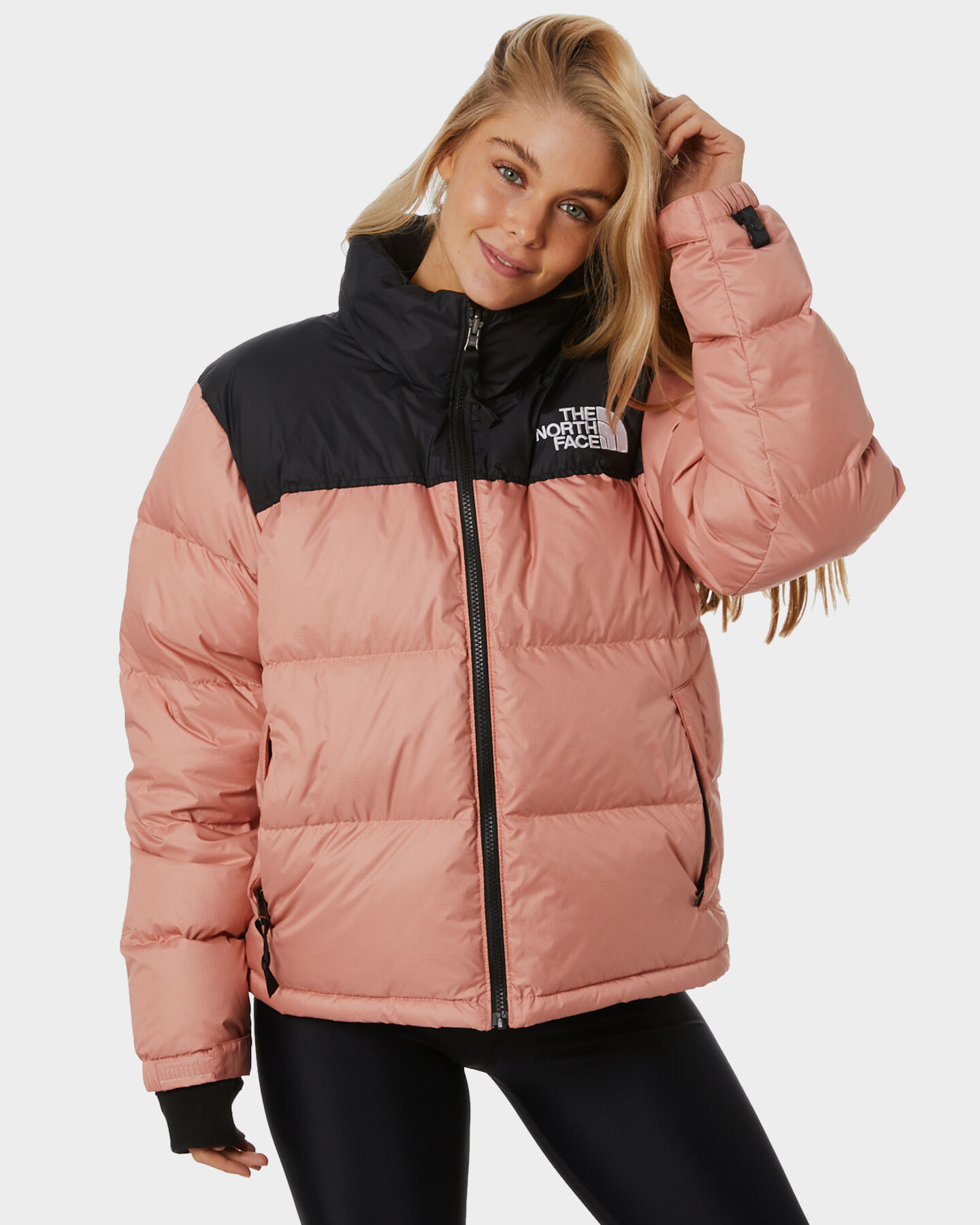 the north face panel padded jacket