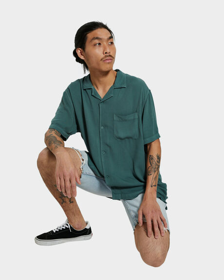 FOREST GREEN MENS CLOTHING INSIGHT SHIRTS - 45264500026