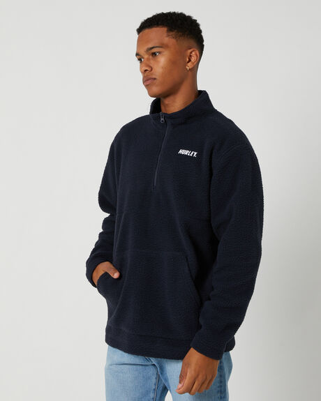 Mens bogong gum half zip popcorn sherpa jumper sales