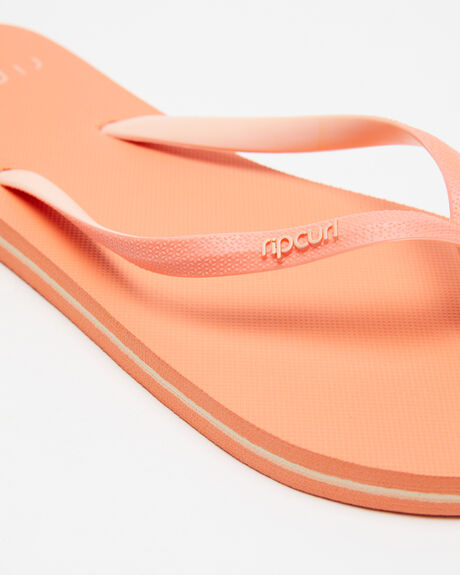 SALMON WOMENS FOOTWEAR RIP CURL SLIDES + THONGS - TGTE730130