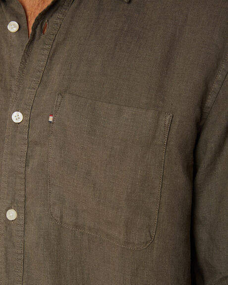OLIVE MENS CLOTHING ACADEMY BRAND SHIRTS - BA801ARMY