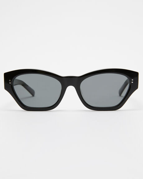 BLACK WOMENS ACCESSORIES STATUS ANXIETY SUNGLASSES - SA9901