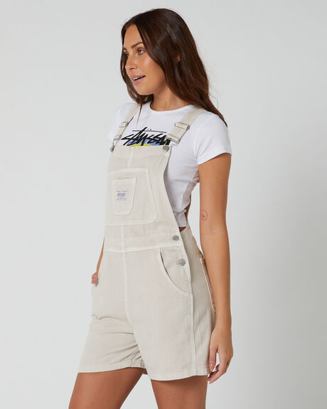 WHITE SAND WOMENS CLOTHING STUSSY PLAYSUITS + OVERALLS - ST123604WSND