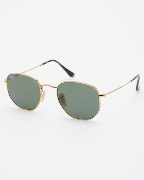 GOLD GREEN MENS ACCESSORIES RAY-BAN SUNGLASSES - 0RB3548N001