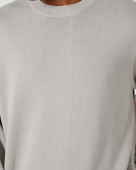 BONE GREY MENS CLOTHING MISFIT KNITS + CARDIGANS - MT035300BONE