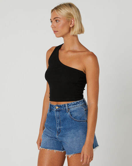 BLACK WOMENS CLOTHING SWELL SINGLETS - S8232272BLK