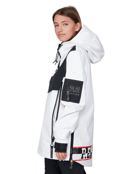 Dc Shoes Womens Dc X Pe Skyline Snow Jacket White SurfStitch