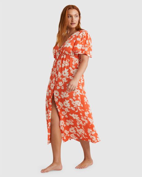 NECTARINE WOMENS CLOTHING BILLABONG DRESSES - UBJWD00312-NZK0