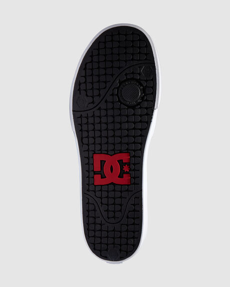 BLACK RED MENS FOOTWEAR DC SHOES SNEAKERS - ADYS400082-BLR