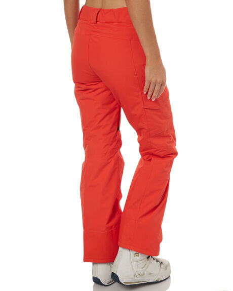 The North Face Womens Freedom Insulated Snow Pant - Red | SurfStitch