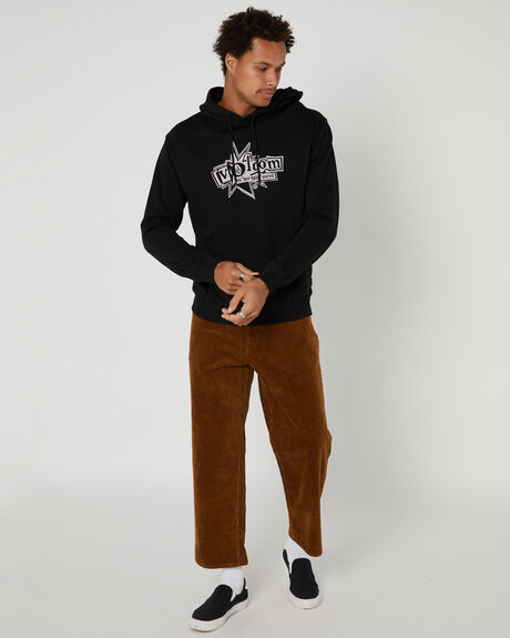 BLACK MENS CLOTHING VOLCOM HOODIES - A4112302BLK