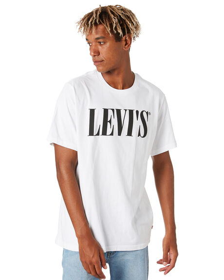 Levi's Relaxed Graphic Mens Tee - Serif White | SurfStitch
