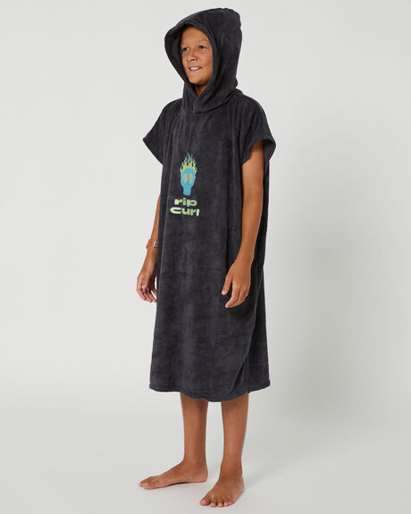 BLACK KIDS BOYS RIP CURL TOWELS - 004BTO0090