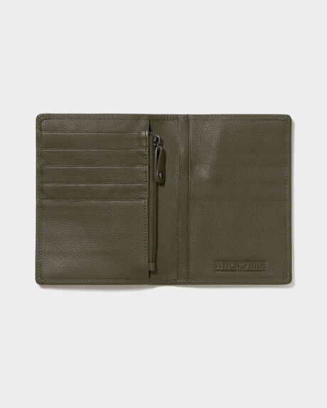 OLIVE MENS ACCESSORIES STITCH AND HIDE WALLETS - TC_ATLAS_OLIVE