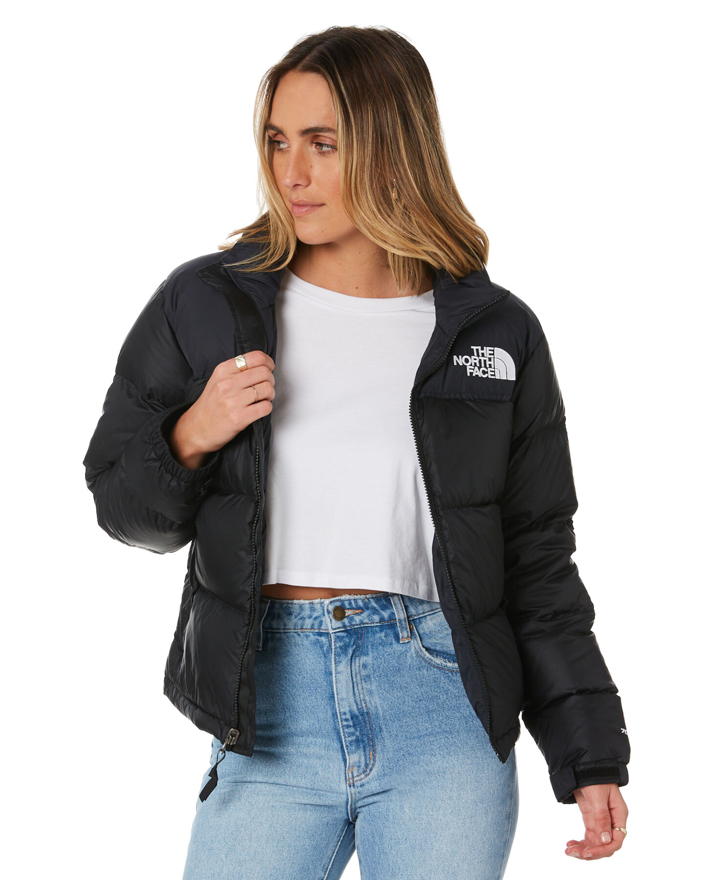 north face coat black womens