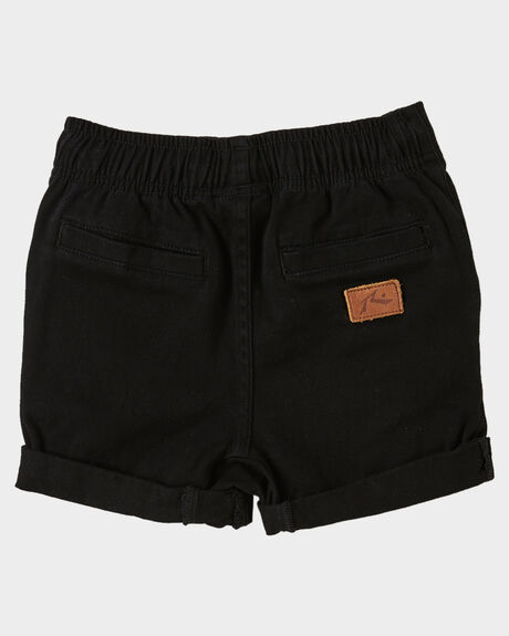 BLACK KIDS BOYS RUSTY SHORTS - WKR0190BLK