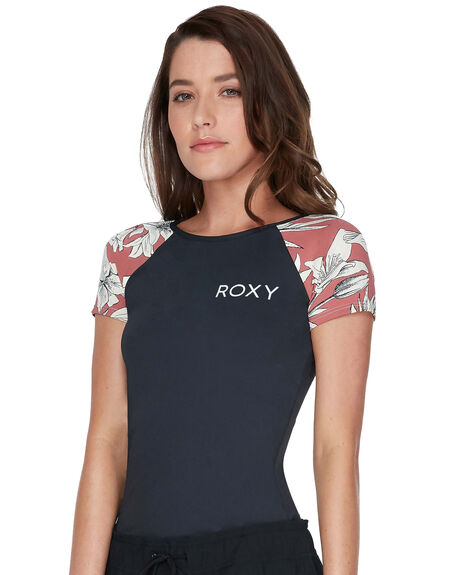 WITHERED ROSE LILY SURF WOMENS ROXY RASHVESTS - ERJWR03279MMG6
