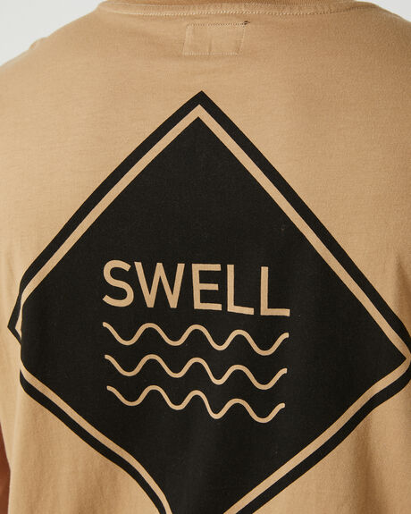 TAN MENS CLOTHING SWELL T-SHIRTS + SINGLETS - SWMS23233TAN