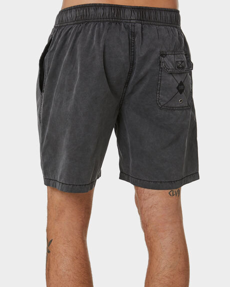 BLACK MENS CLOTHING SWELL SHORTS - S5164233BLK