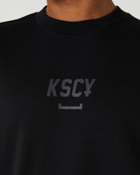 JET BLACK MENS CLOTHING KISS CHACEY JUMPERS - KC230713-JBLK