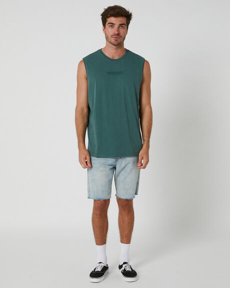 FOREST GREEN MENS CLOTHING SILENT THEORY T-SHIRTS + SINGLETS - 4028010FRST