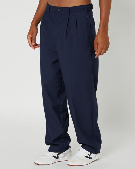NAVY MENS CLOTHING STUSSY PANTS - ST021601NAVY