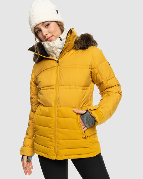 HONEY SNOW WOMENS ROXY SNOW JACKET - ERJTJ03378-YLV0