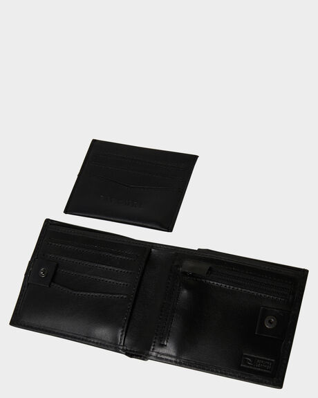 BLACK MENS ACCESSORIES RIP CURL WALLETS - BWLRP90090