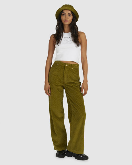 MONSTERA WOMENS CLOTHING RVCA PANTS - UVJNP00128-GQL0