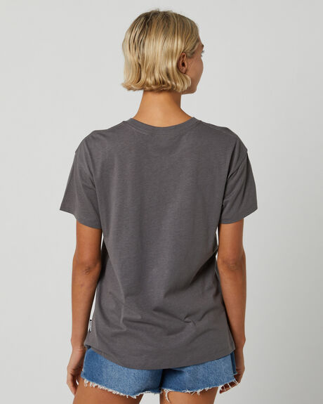 CHARCOAL WOMENS CLOTHING RIP CURL T-SHIRTS + SINGLETS - 083WTE8059