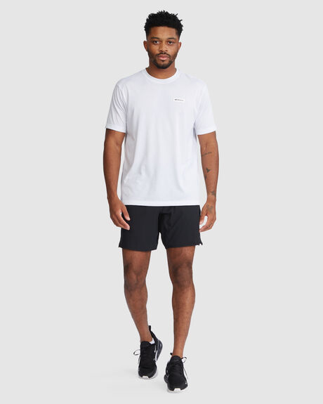 BLACK MENS CLOTHING RVCA SHORTS - V201TRYS-BLK