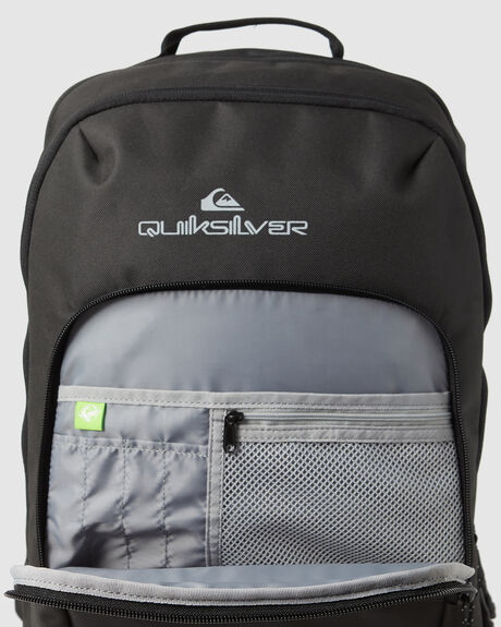BLACK MENS ACCESSORIES QUIKSILVER BACKPACKS + BAGS - AQYBP03166-KVJ0