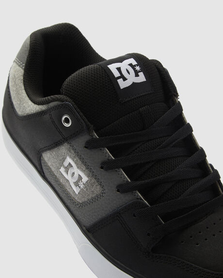 BLACK WHITE ARMOR MENS FOOTWEAR DC SHOES SNEAKERS - 300660-KWA