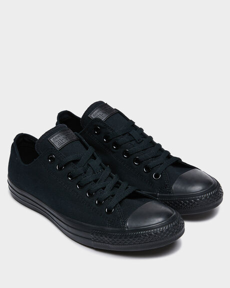 BLACK MONOCHROME MENS FOOTWEAR CONVERSE SNEAKERS - 15039BLKMO 