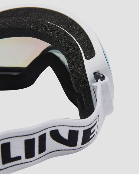 WHITE SNOW ACCESSORIES LIIVE VISION GOGGLES - L0690BWHT