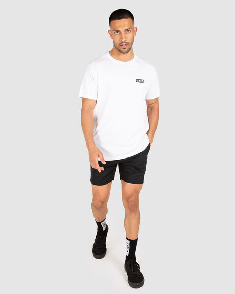 BLACK MENS CLOTHING UNIT SHORTS - 209117005-BLACK