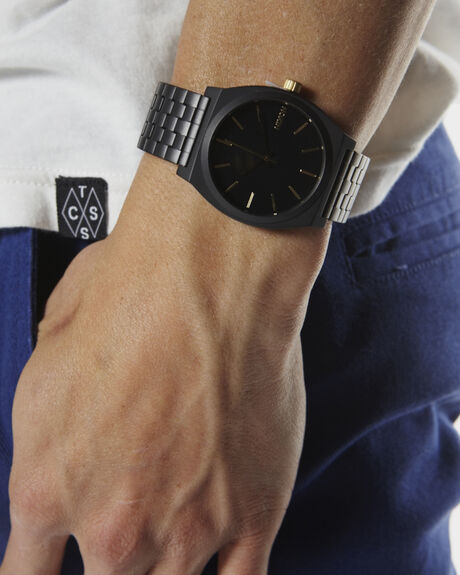 MATT BLACK GOLD MENS ACCESSORIES NIXON WATCHES - A0451041MBG 