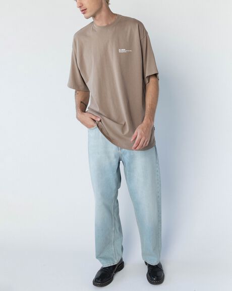 STONE CAST LIGHT DIRT MENS CLOTHING DR DENIM JEANS - 2110102K05288