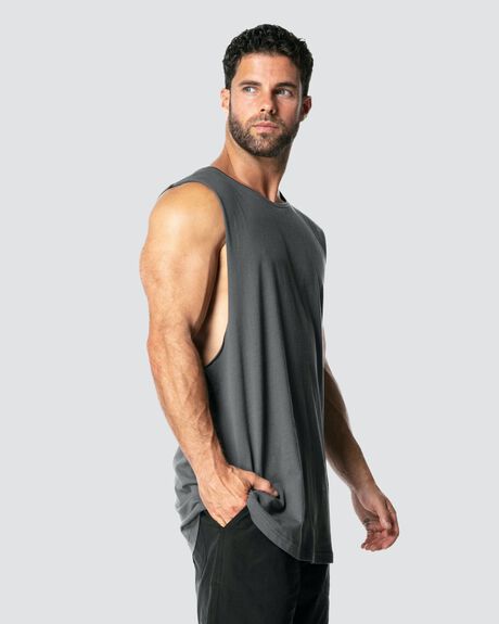 CHARCOAL MENS CLOTHING ONEBYONE SINGLETS + TANKS - OBO-1071-S