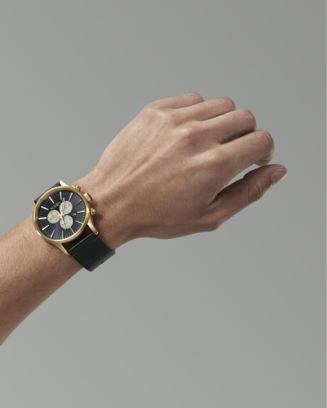 GOLD INDIGO BROWN MENS ACCESSORIES NIXON WATCHES - A405-5033-00