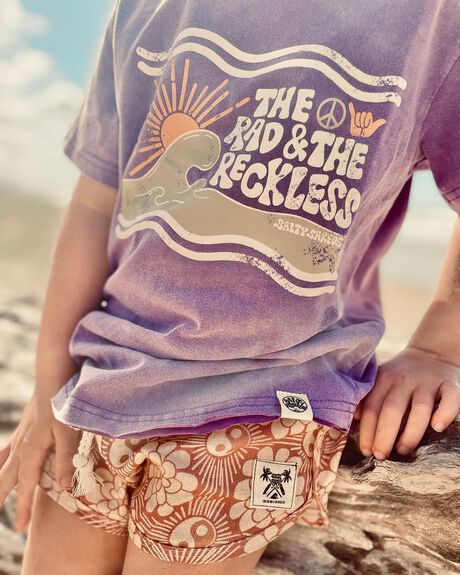 PURPLE KIDS BOYS SALTY SHREDS TOPS - TH-4-S-1725