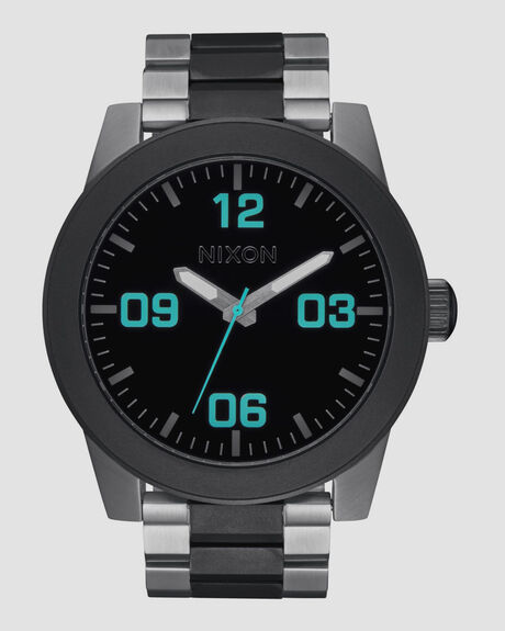 SILVER / GUNMETAL MENS ACCESSORIES NIXON WATCHES - A346-5146-00