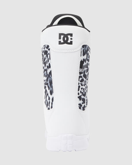 WHITE BLACK PRINT SNOW WOMENS DC SHOES SNOWBOARD BOOTS - ADJO100031-TBP