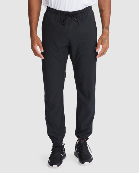 Rvca Spectrum Tech Slim Fit Trousers For Men Black SurfStitch
