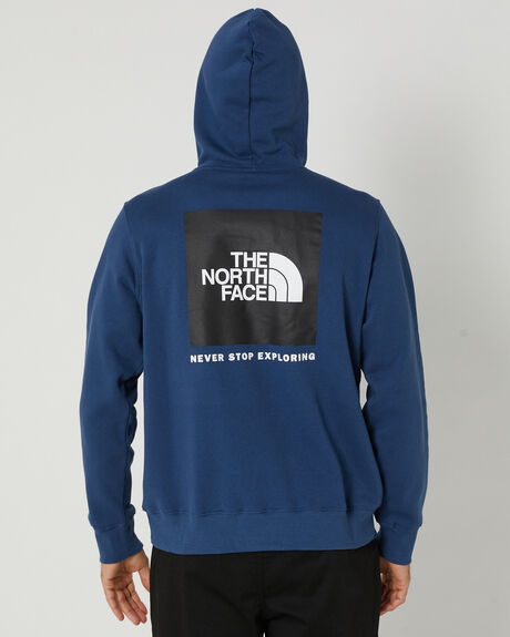 SHADY BLUE / TNF BLACK MENS CLOTHING THE NORTH FACE HOODIES - NF0A7UNSMPF