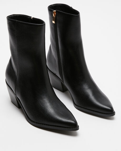 BLACK WOMENS FOOTWEAR BILLINI BOOTS - B1375-BLK
