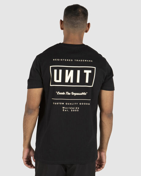 BLACK MENS CLOTHING UNIT T-SHIRTS + SINGLETS - 243110001-BLK