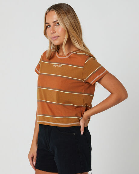 STRIPE WOMENS CLOTHING DEPACTUS T-SHIRTS + SINGLETS - DEWS24345STR