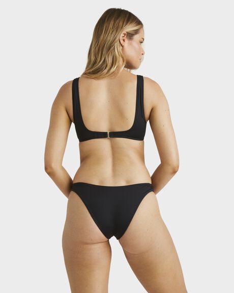 BLACK PEBBLE WOMENS SWIMWEAR BILLABONG BIKINI BOTTOMS - UBJX400155-BPB