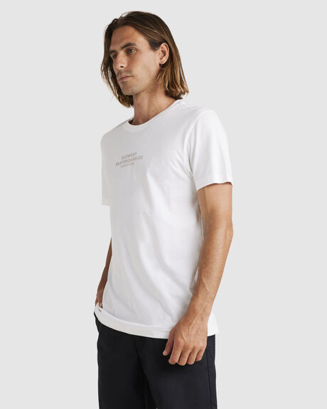 OPTIC WHITE MENS CLOTHING ELEMENT T-SHIRTS + SINGLETS - ULYZT00195-WBB0